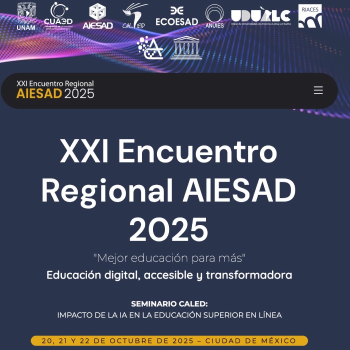 UNAD lidera participación en el XXI Encuentro Regional AIESAD 2025 con agenda de gobernanza, innovación y transformación digital